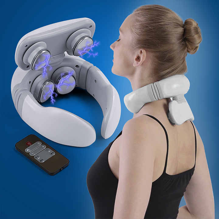 CerviPRO  2.0 - 4D Neck Massager+ Soothing Heat + Remote Control