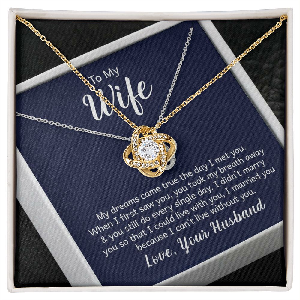 Love Knot Necklace for your wife