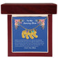 Engraved Birthstone Baby Feet