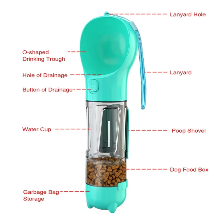 Multifunctional Dog Water Bottle