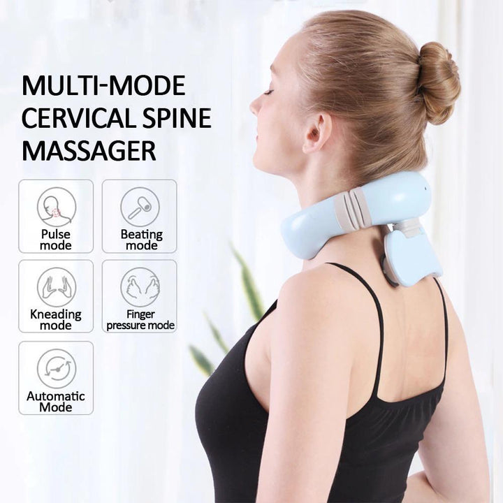 CerviPRO  2.0 - 4D Neck Massager+ Soothing Heat + Remote Control